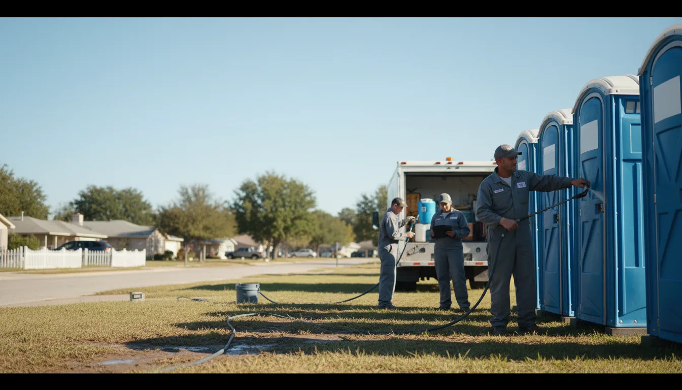 Long-Term Portable Toilet Rental in Greenville, TX near me
